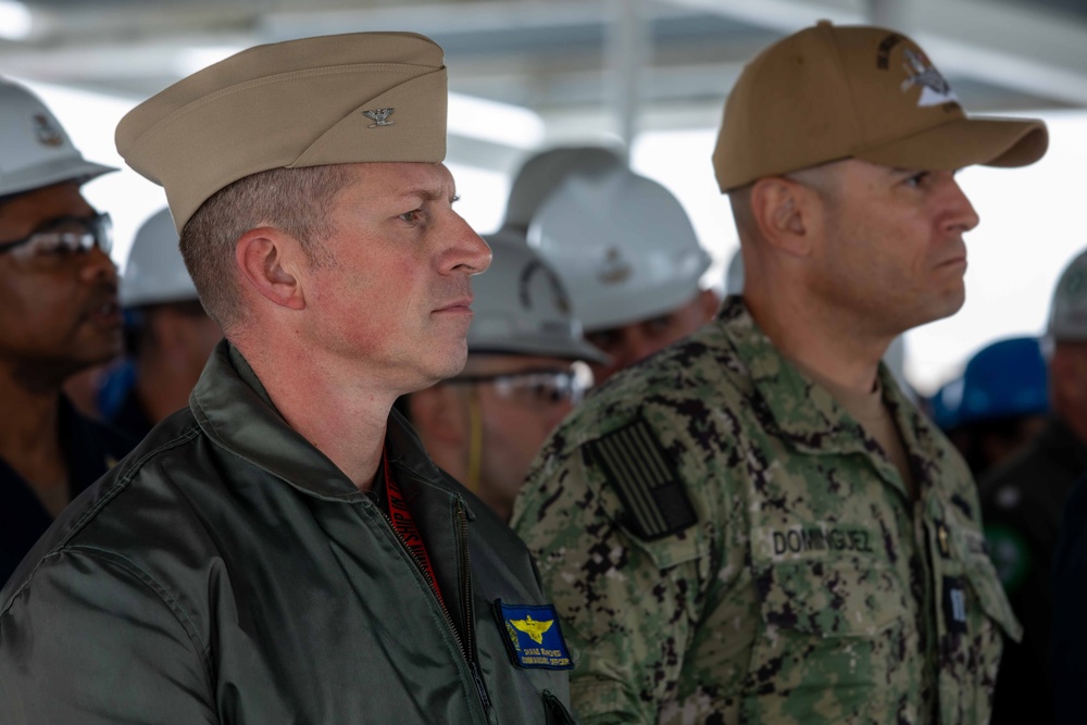 9/11 Memorial service onboard IKE