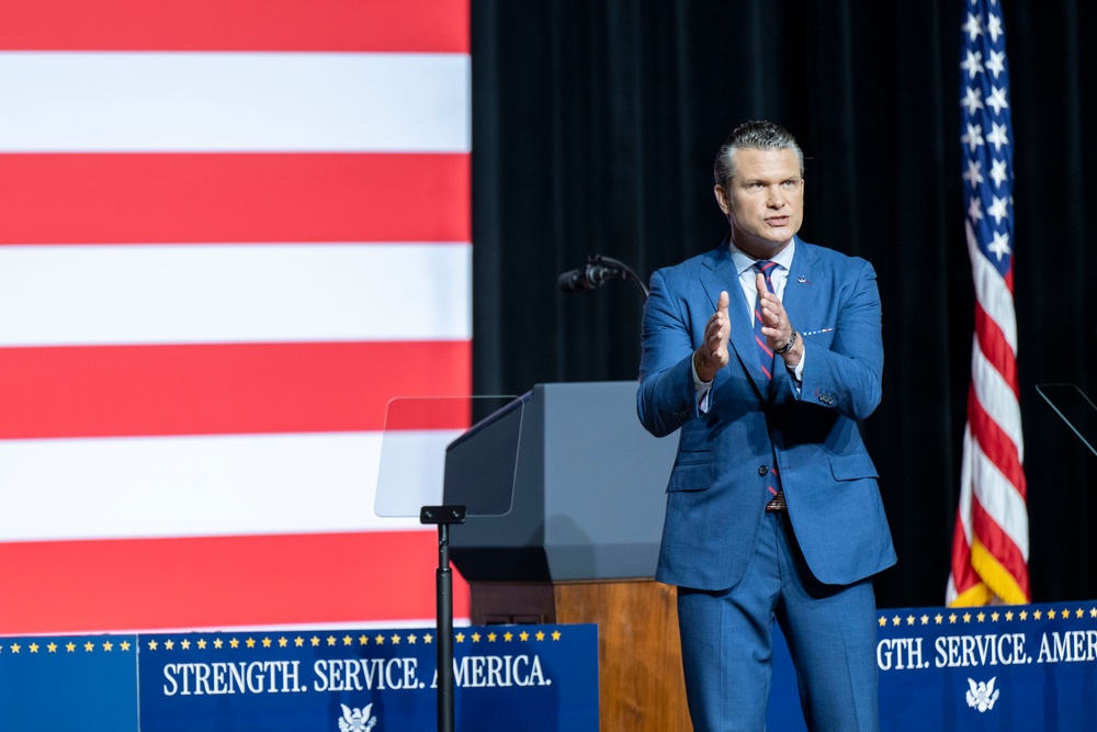 SW Delivers a War Department Address
