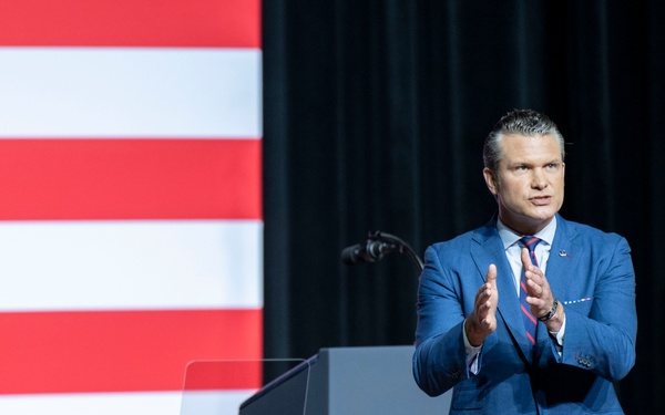 SW Delivers a War Department Address