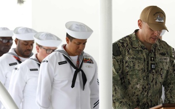 9/11 Memorial service onboard IKE