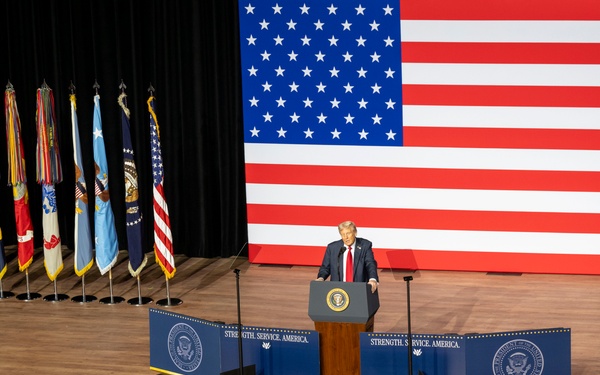 SW Delivers a War Department Address