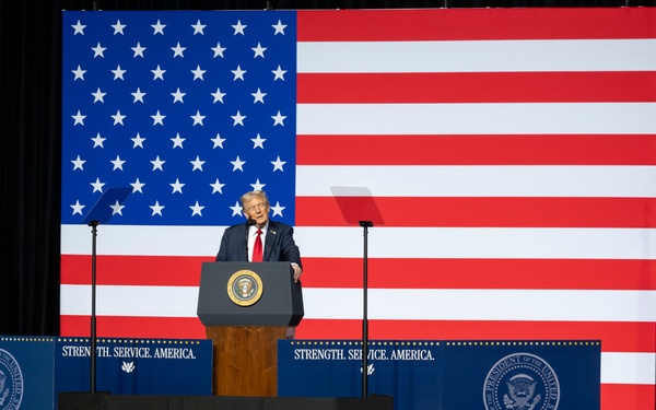 SW Delivers a War Department Address