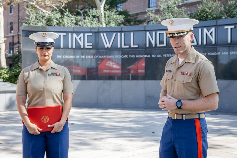 RS Frederick Reenlistment Ceremony