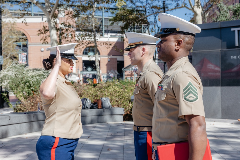 RS Frederick Reenlistment Ceremony