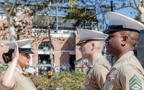 RS Frederick Reenlistment Ceremony