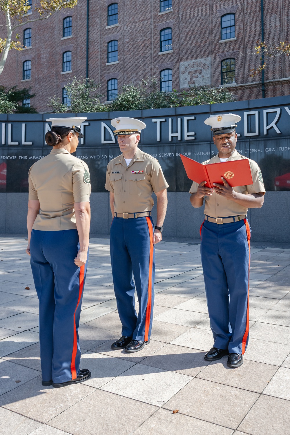 RS Frederick Reenlistment Ceremony