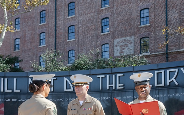 RS Frederick Reenlistment Ceremony