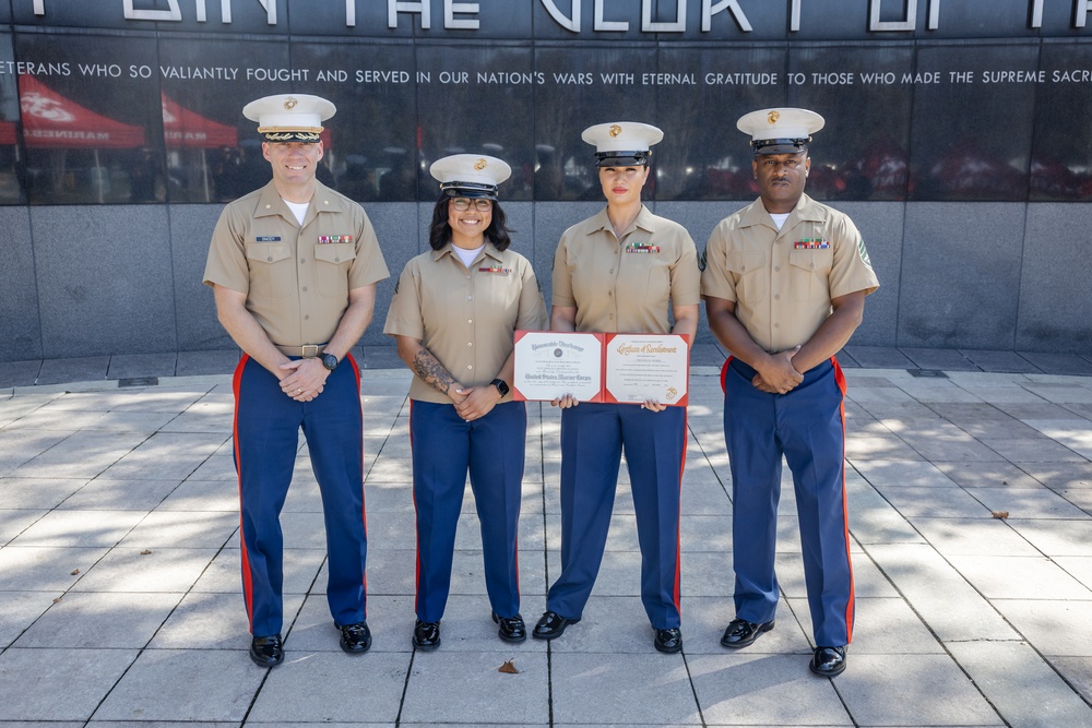 RS Frederick Reenlistment Ceremony
