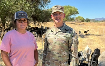 Fort Hunter Liggett maintains mission-ready training lands with Targeted Grazing