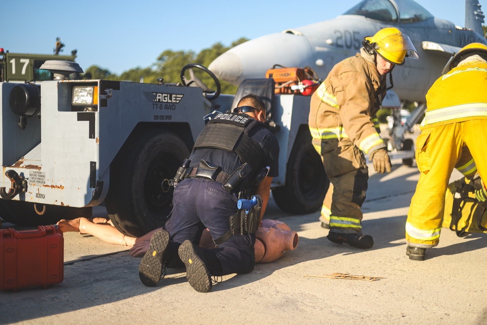 First Repsonder Emergency Training at MCAS Beaufort