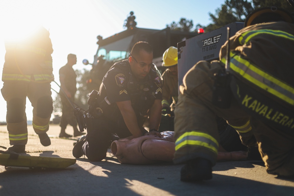 First Repsonder Emergency Training at MCAS Beaufort
