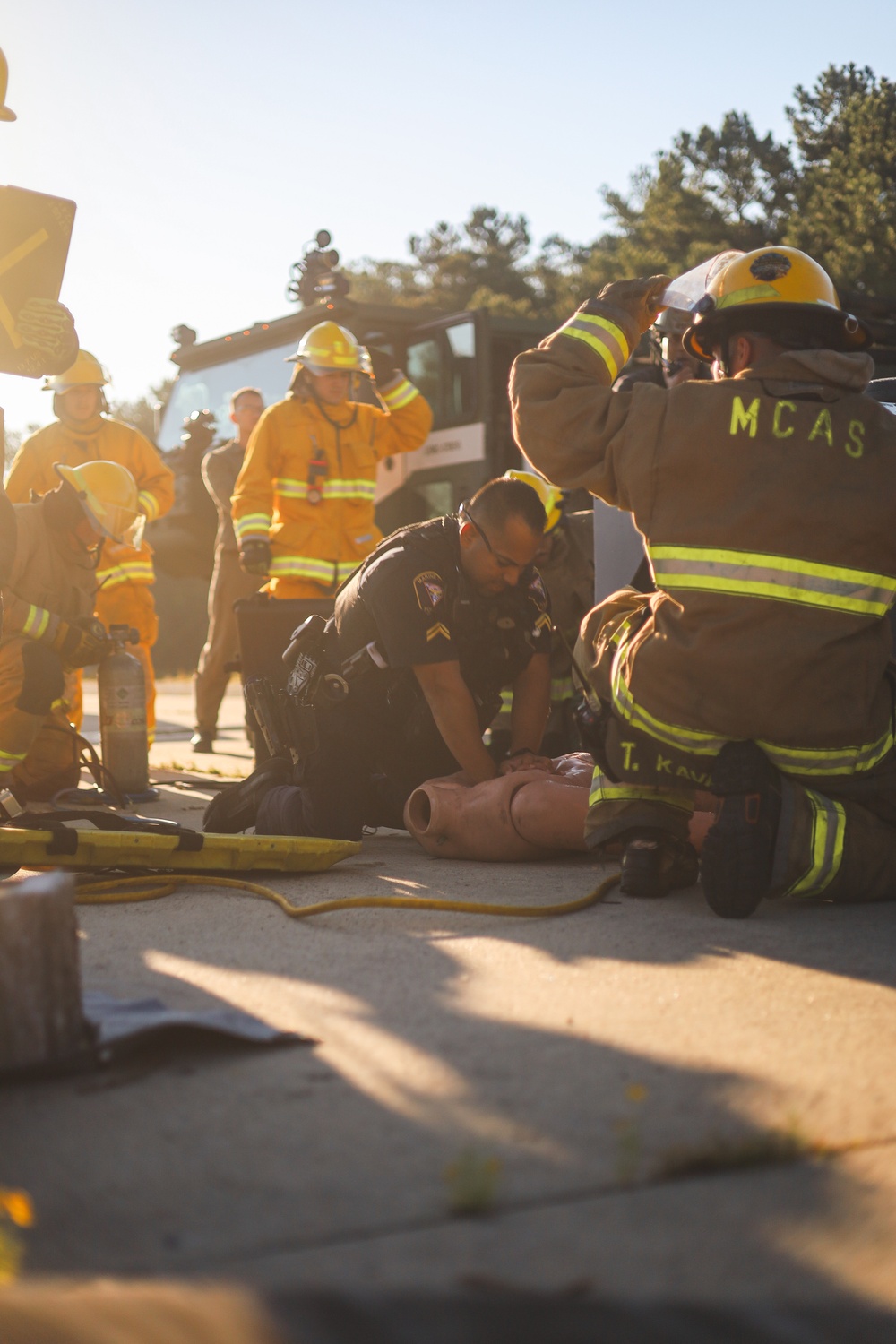First Repsonder Emergency Training at MCAS Beaufort