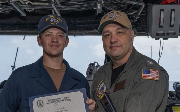 USS Iwo Jima and 22nd MEU (SOC) Warriors of the Week 11SEP25
