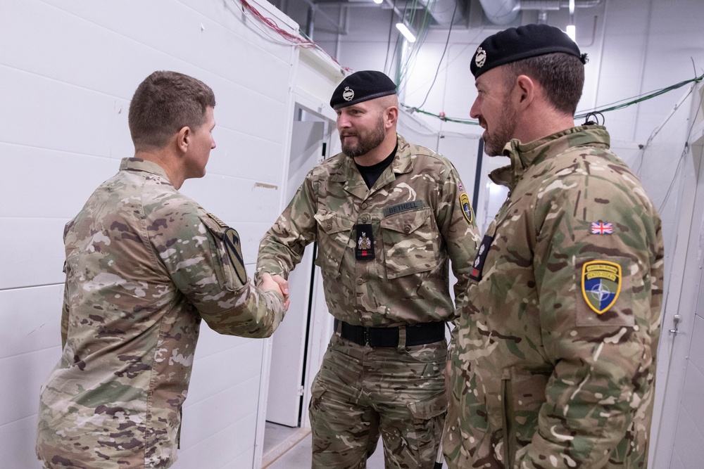 Col. Micheal Ziegelhofer, Commander of the 3rd Armored Brigade Combat Team, Visits Camp Tapa, Estonia