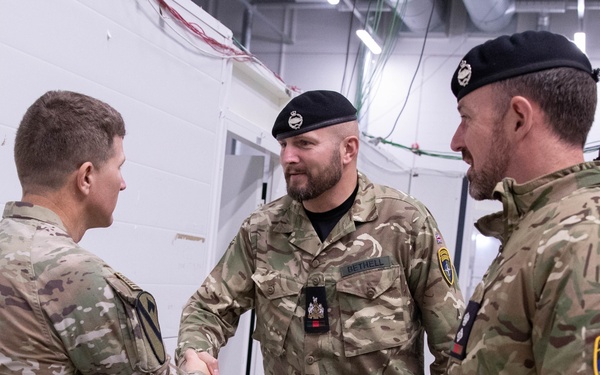 Col. Micheal Ziegelhofer, Commander of the 3rd Armored Brigade Combat Team, Visits Camp Tapa, Estonia