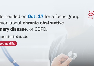 Share your experiences with COPD care and treatment at Oct. 17 Clinical Practice Guideline patient focus group