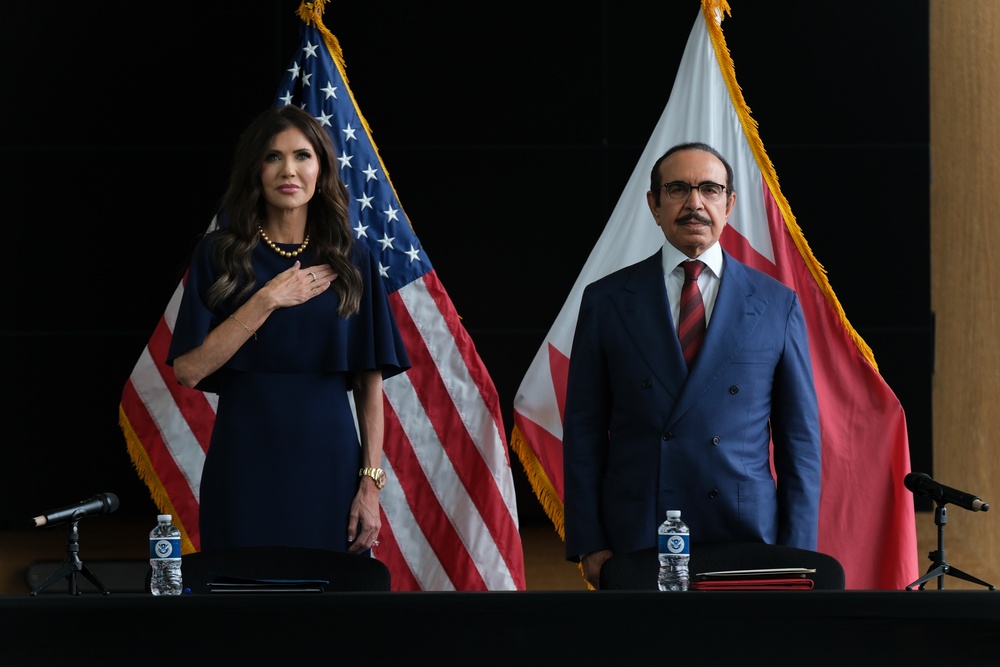 Secretary Noem and Bahrain Sign New Agreement on Secure Travel