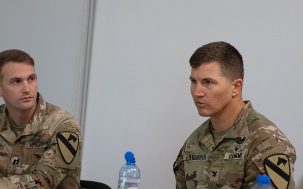 Col. Micheal Ziegelhofer, Commander of the 3rd Armored Brigade Combat Team, Visits Camp Tapa, Estonia