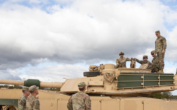 Col. Micheal Ziegelhofer, Commander of the 3rd Armored Brigade Combat Team, Visits Camp Tapa, Estonia