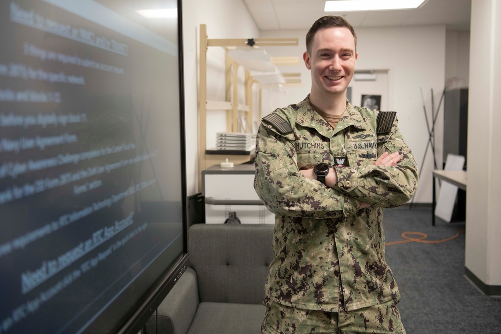Staff in the Spotlight—Information Systems Technician First Class Trystan Hutchins