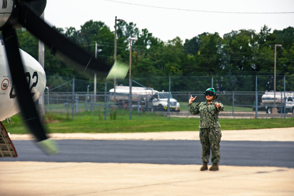 VX-1 conducts routine maintenance