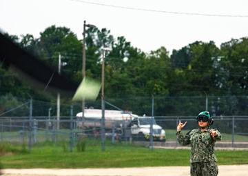 VX-1 conducts routine maintenance
