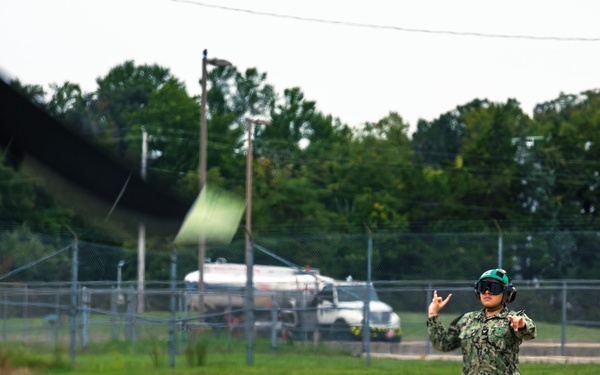 VX-1 conducts routine maintenance