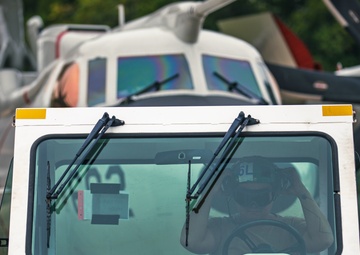 VX-1 conducts routine maintenance