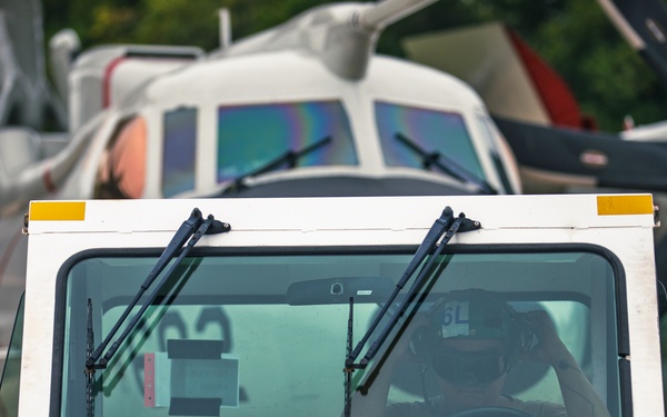 VX-1 conducts routine maintenance