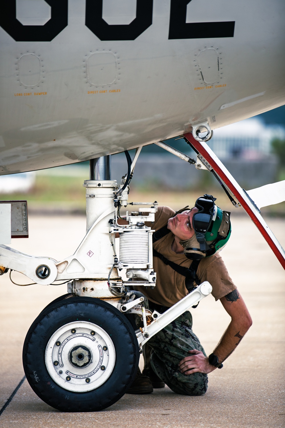 VX-1 conducts routine maintenance