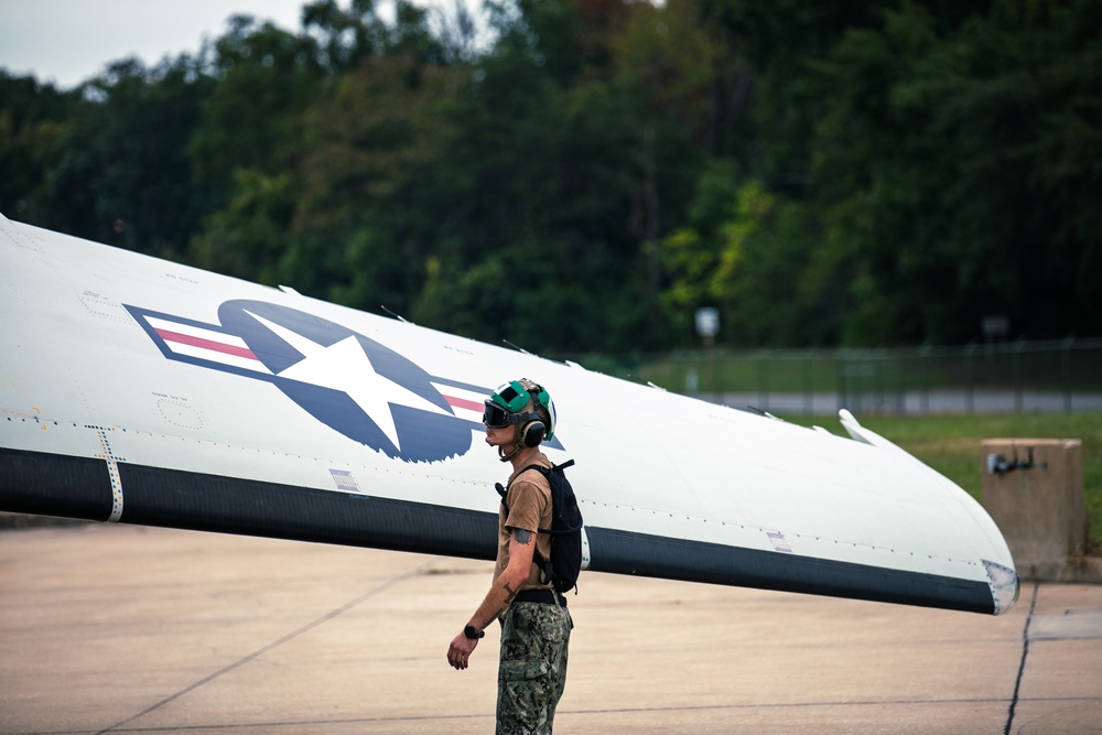 VX-1 conducts routine maintenance