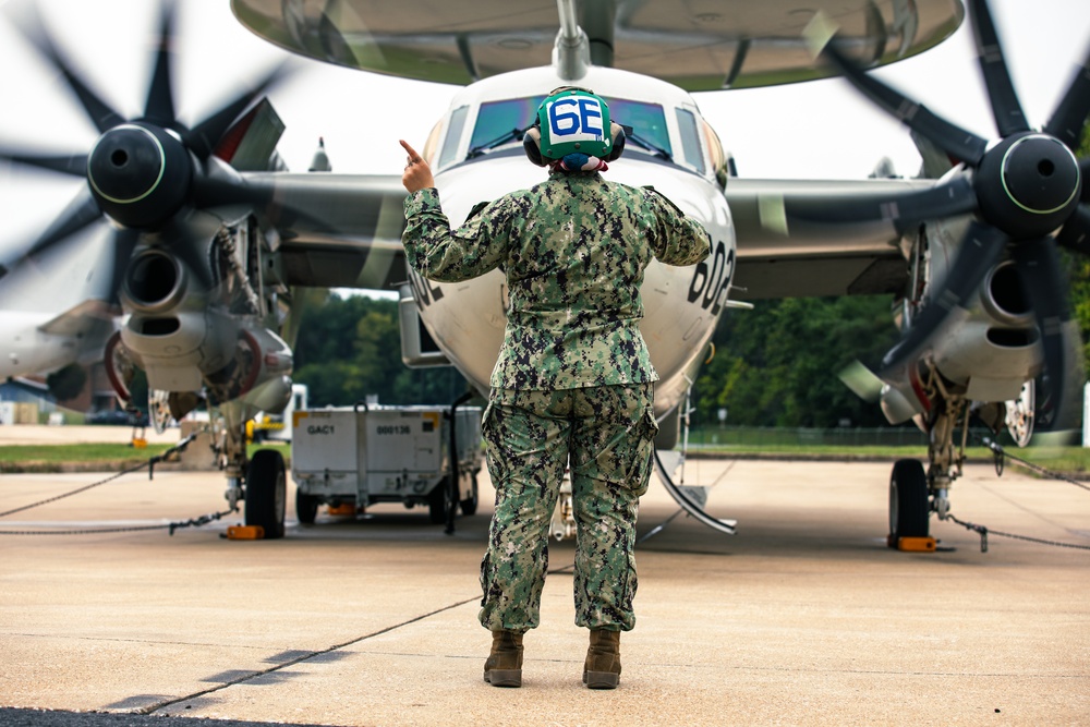 VX-1 conducts routine maintenance