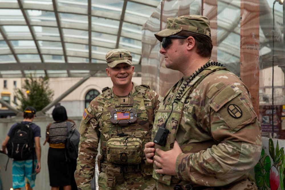 S.C. National Guard Soldiers Take Part in Patrols in the District of Columbia S.C. National Guard Soldiers Take Part in Patrols in the District of Columbia