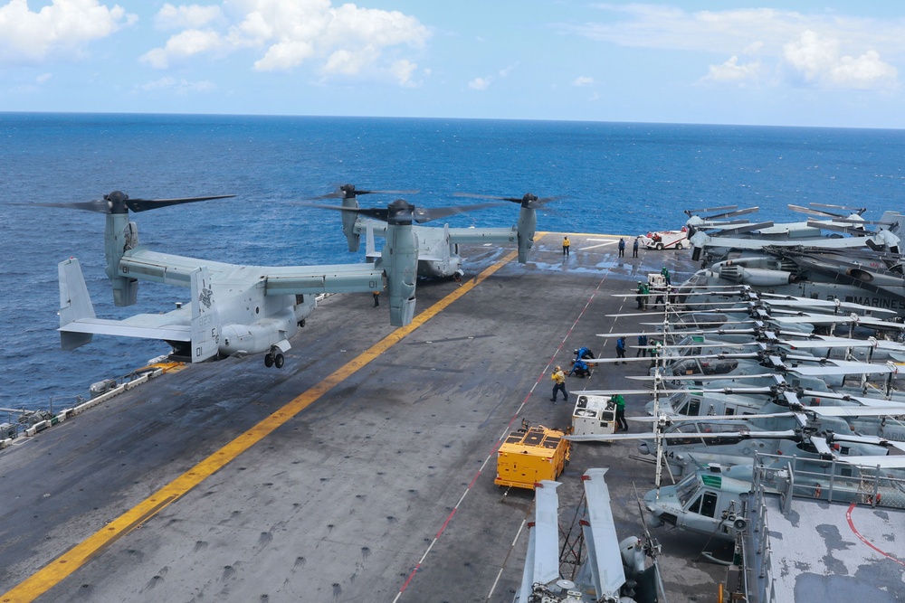 USS Iwo Jima Conducts Flight Operations
