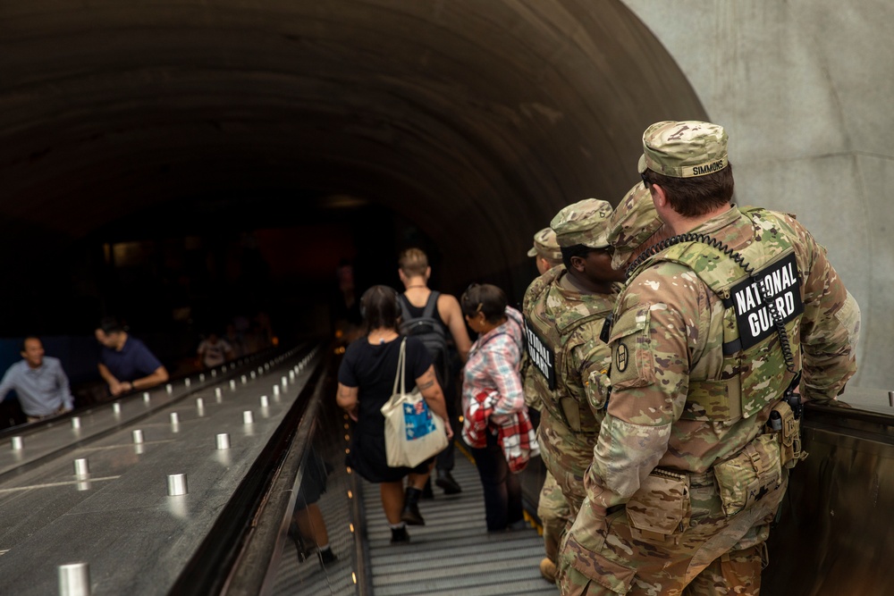 S.C. National Guard Soldiers Take Part in Patrols in the District of Columbia S.C. National Guard Soldiers Take Part in Patrols in the District of Columbia