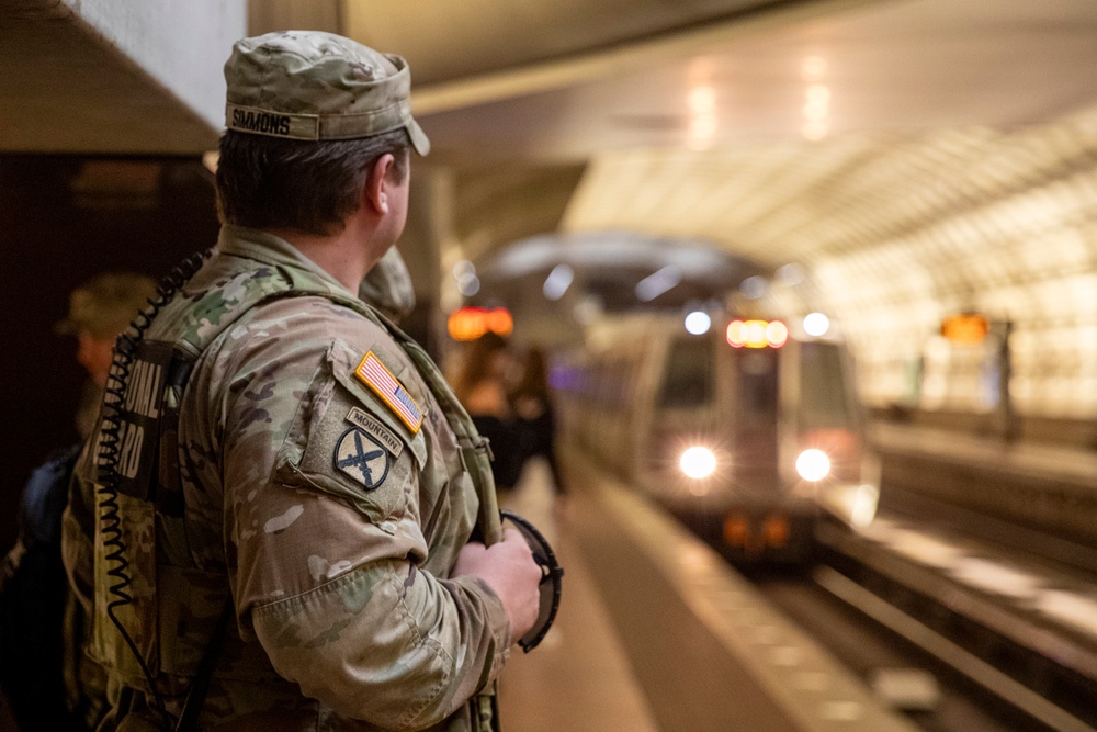 S.C. National Guard Soldiers Take Part in Patrols in the District of Columbia S.C. National Guard Soldiers Take Part in Patrols in the District of Columbia