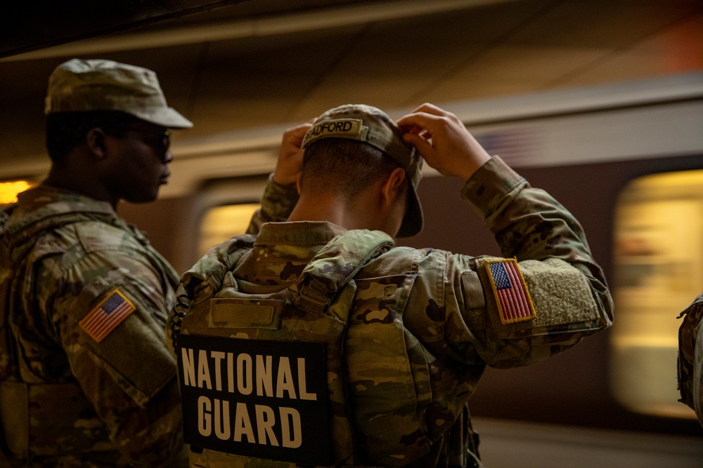 S.C. National Guard Soldiers Take Part in Patrols in the District of Columbia S.C. National Guard Soldiers Take Part in Patrols in the District of Columbia