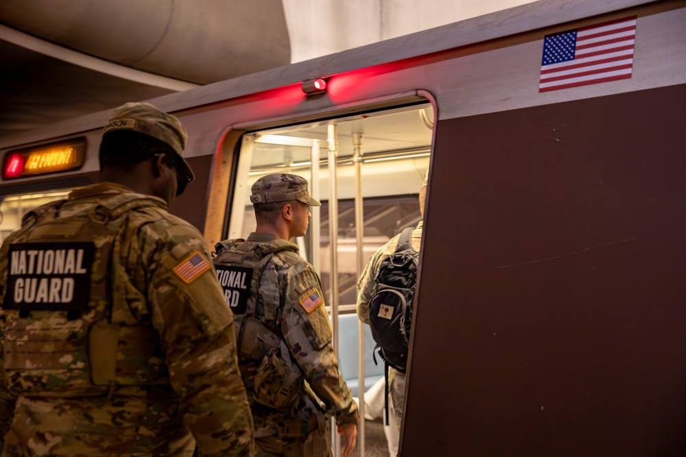 S.C. National Guard Soldiers Take Part in Patrols in the District of Columbia S.C. National Guard Soldiers Take Part in Patrols in the District of Columbia