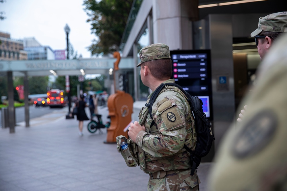 S.C. National Guard Soldiers Take Part in Patrols in the District of Columbia S.C. National Guard Soldiers Take Part in Patrols in the District of Columbia
