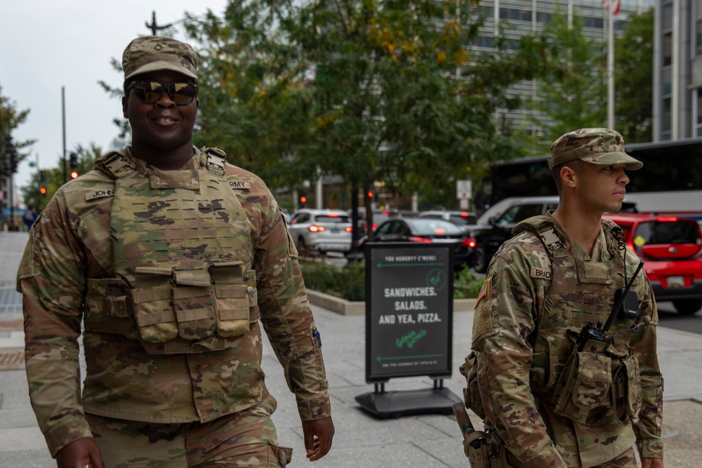 S.C. National Guard Soldiers Take Part in Patrols in the District of Columbia S.C. National Guard Soldiers Take Part in Patrols in the District of Columbia
