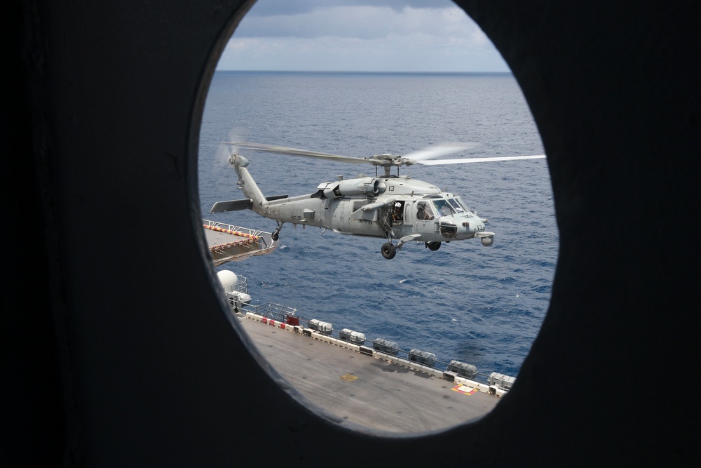 USS Iwo Jima Conducts Flight Operations