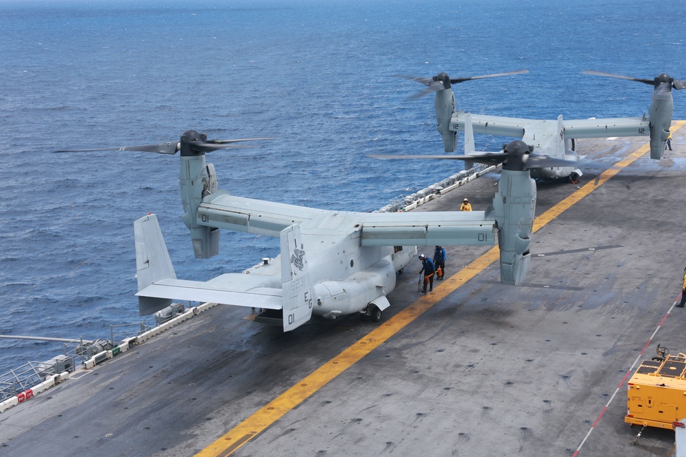 USS Iwo Jima Conducts Flight Operations