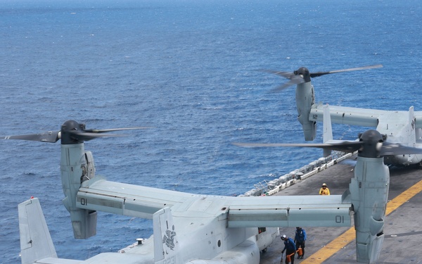 USS Iwo Jima Conducts Flight Operations