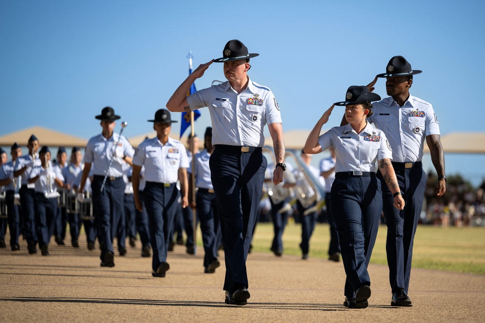Col Peter Lee Presides Over BMT Graduation