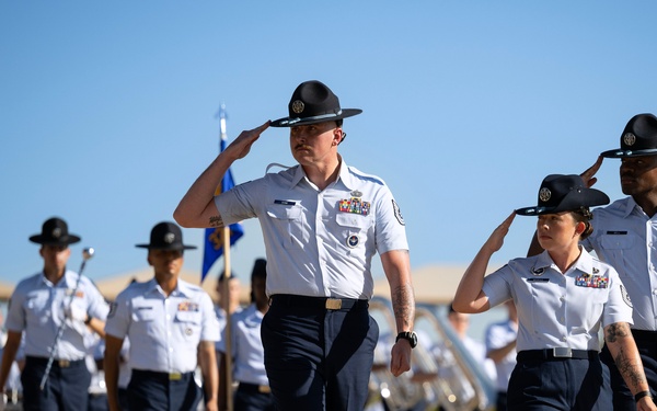 Col Peter Lee Presides Over BMT Graduation