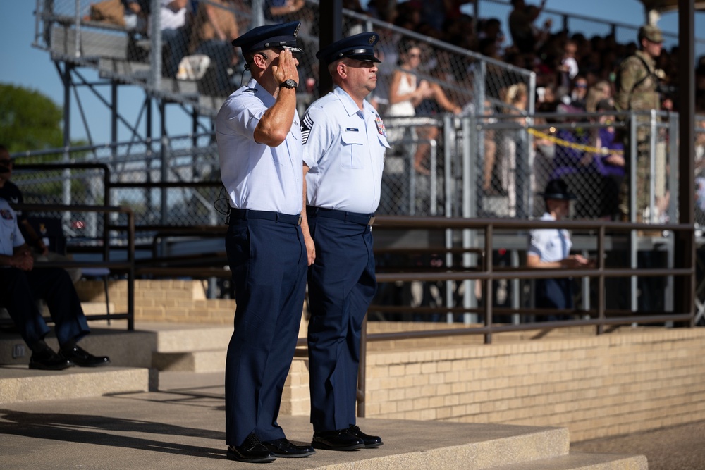 Col Peter Lee Presides Over BMT Graduation