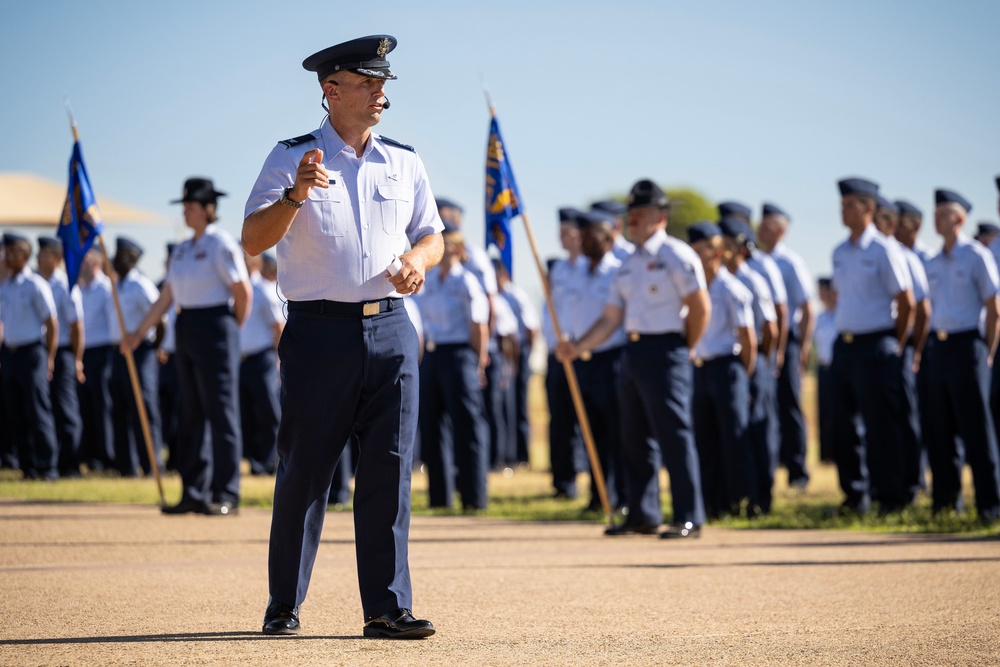 Col Peter Lee Presides Over BMT Graduation