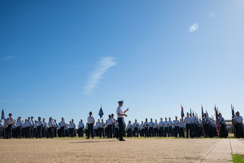 Col Peter Lee Presides Over BMT Graduation