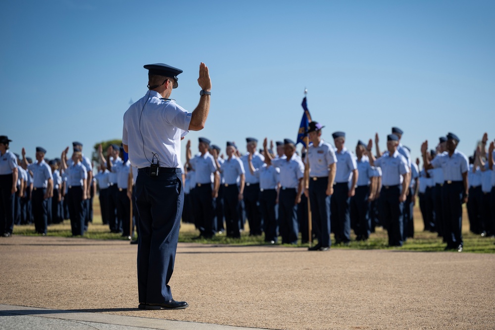 Col Peter Lee Presides Over BMT Graduation