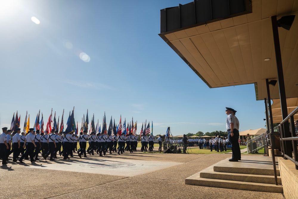 Col Peter Lee Presides Over BMT Graduation